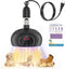 TFNN Chicken Coop Heater Lamps,200W-350W-500W Reptile Heating Lamp Upgraded with UVA UVB Ligh