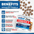 (2-Pack) Omega 3 Fish Oil for Dogs - Skin and Coat Supplement - Allergy Support - Dog Anti Shedding Treats - Salmon