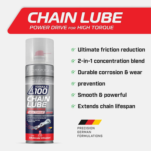 300ml (10.14 oz) Power Drive Spray eBike Chain Lube Lubricant for Electric Bikes Durable Corrosion & Wear Protection