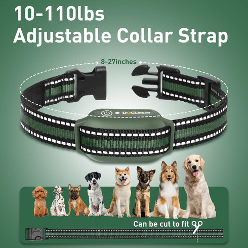 Dog Training Shock Collar with Remote 3300ft Range - Waterproof Rechargeable E Collar for 10-110lbs Dogs