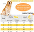 GAMUDA Velvet Dog Collar and Leash, Super Soft Heavy Duty with Gold Buckle, Adjustable Collar for Dog (XS, Yellow)