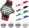 Golf Ball Marker Stencil with 4 Color Marker Pens, Triple Line Golf Ball Markers with Gift Box