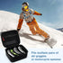 ProCase Large Hard Case for Multiple Ski Goggles, Travel Carrying Snow Goggles Bag Cover with Extra Lens Storage -Black