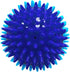 3.7in 3-Part Nerf Dog TPR Spike Squeak Ball Dog Toy - Dark Blue/Light Blue