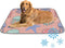 imiBBWQu Dog Cooling Mat Starfish Pink Ocean Jellyfish Kuehlmatte Fuer Hunde Washable Dog