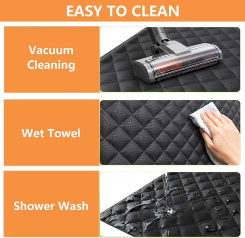 LIFTGO Waterproof Dog Car Seat Cover - Scratchproof Bench Cover for Back Seat, Universal Fit for Cars/Trucks/SUVs