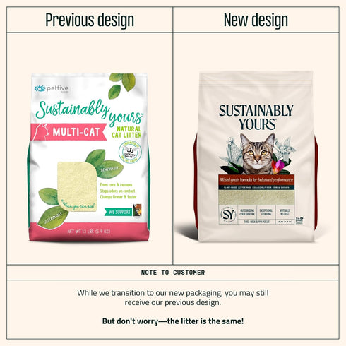 Cat Litter, Mixed-Grain Formula 10 lbs