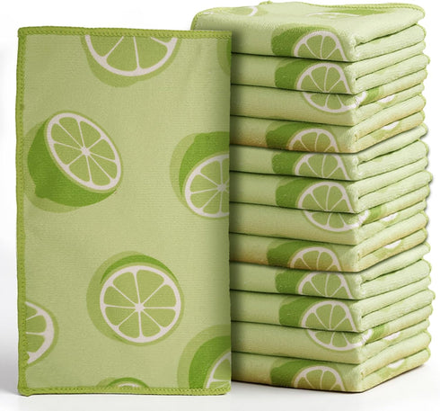 YUA Microfiber Cleaning Cloth 12 Pack,Microfiber Towels Cleaning,Microfiber Towels for Cars,Absorbent Dish Washing