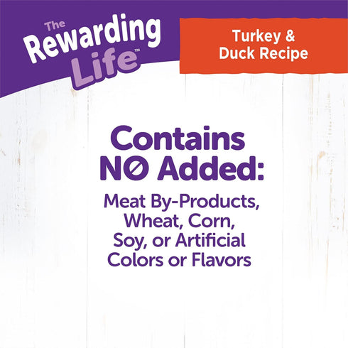 Wellness Rewarding Life Grain-Free Soft Dog Treats: Made in USA with Healthy Ingredients, Turkey & Duck Recipe, 6-Ounce