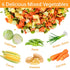 Egcina 16OZ 100% Packaging 6 Dehydrated Freeze Dried Vegetables - Natural Large Ramen Toppings, Mixed Vegetable Flakes