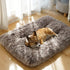 ULIGOTA Dog Bed Crate Pad, Plush Soft Bed for Small Medium Large Dogs, Washable Anti-Slip Kennel Crate Mats for