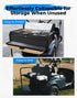 KEMIMOTO Universal Golf Cart Storage Bag for 2+2 Passengers, Compatible with Club Car, EZGO, Drive, Kandi, Black