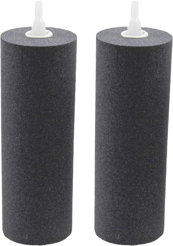 AQUANEAT Aquarium Air Stones 6x2 inch 2 Pack, Large Airstone for Aquariums, Hydroponic, Ponds