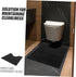 6pcs U-Shaped Toilet Training Pad Washable Potty Training Mats Funny Bathroom Rug Pee Pads for Men Toilet Bowl Mat Easy