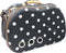 Pet Life Dotted Venta-Shell Travel Pet Carrier - Collapsible Airline Dog Carrier with Shoulder Straps, Designer