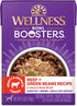 Wellness Bowl Boosters Hearty Toppers, Beef & Green Beans Recipe in Savory Bone Broth, 5.5 oz Pouch, Pack of 12