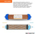 Max Water Mixed Bed Ion Exchange RODI Aquarium Filter Resin Replacement Cartridge - Compatible with 10" System