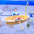 NIHUIFA Fishtank Artificial Vessel Landscape Fish Tanks Decorations for Aquariums Terrarium Shrimp Sail Boats Ornaments