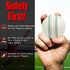 Soft Cricket Rubber Ball Set for Indoor/Outdoor Play, Junior Youth Adult Training, Durable Stitched Seams