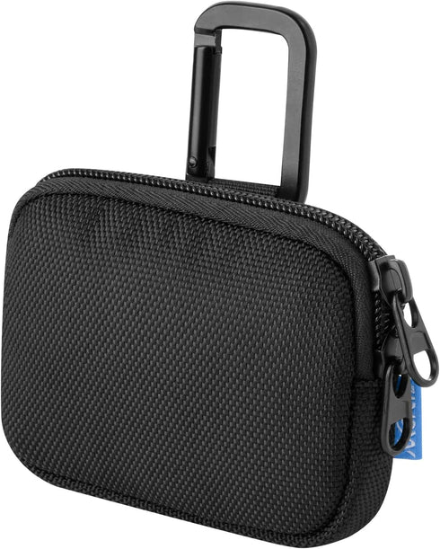 Xxerciz Heart Monitor Case for KardiaMobile Card, Nylon Storage Bag with Carabiner (Case Only)