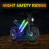 LED Bike Frame Light Strip - Waterproof RGB Colorful Lamp for Night Riding, Can Be Cropped, 2 * 1.64ft Outdoor Bike
