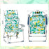 NAICKUC Backpack 5-Positions Folding Tall Beach Chairs for Adults, Adjustable Portable Recliner, Aluminum Frame