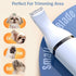 Luxuz 3-in-1 Trimmer, Trimmer Dog & Cat Grooming Kit, Rechargeable Quiet Pet Clippers with Nail Grinder & Paw Cordless