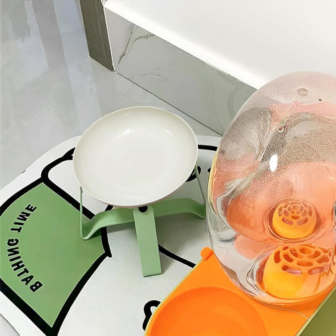10 Pieces Whisker Fatigue Cat Bowls, 5.7 Inch Shallow Dishes for Food and Water, Wheat Straw Cat Dishes (10Pcs, Round)