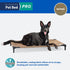 COOLAROO Cooling Elevated Dog Bed PRO Standard, Fits in 48in Crate, Easy Assembly Frame, Nutmeg Color