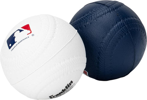 3 Pack MLB Franklin Sports Foam Baseballs - Soft Foam Practice Baseballs for Kids - Perfect for Hitting and Indoor