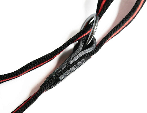 Alvalley Reflective Anti-Slip Multi Use Snap Hands Free Dog Training Leash, Black, 6.5 ft Long, Durable Nylon