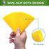 Vhxorrz 4inch/9 inch Poly Spot Markers Non-Slip Rubber Agility Markers Flat Field Cones Floor Dots for Football