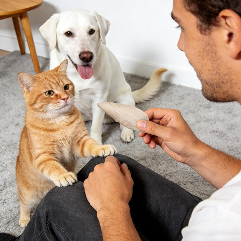 MON2SUN 9.2oz Freeze Dried Chicken Breast Dog & Cat Treats - Whole Cut, Single Ingredient, High Protein, Grain & Gluten
