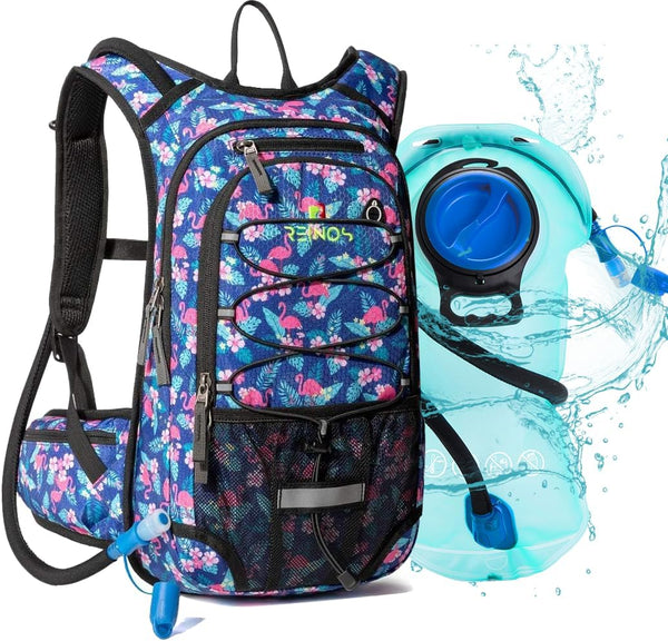 Hydration Backpack with 3L Bladder for Men & Women - Thermal Insulation Daypack