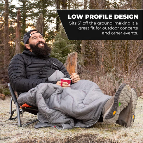 Cascade Mountain Tech Portable Folding Camp Chair with Carry Bag
