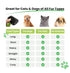 ELITE ETAIL Self Cleaning Pet Hair Brush with Additional Comb and Bath Brush - Skin Friendly Pet Grooming Kit for Dogs and Cats, Detangling, Deshedding, and Bathing Tools for All Fur Types. 7 in long