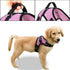 No Pull Reflective Adjustable Dog Harness With Handle - Comfortable Soft All Weather Mesh, Easy On Puppy Harness (Pink)