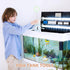 5pcs SEWACC Aquarium Fishing Nets Fine Mesh Plastic Fish Tank Nets for Brine Shrimp and Small Fish Random Color