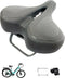 INXING Memory Foam 11.24inch Extra Wide Comfort Bike Seat Cushion for Unisex -