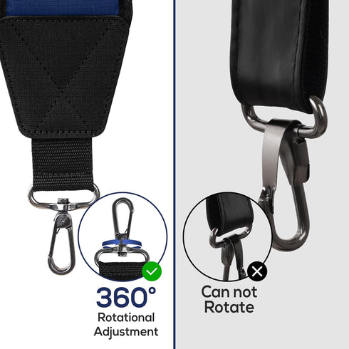 Universal Replacement Golf Bag Straps, Double Shoulder and Single Shoulder Carry Strap