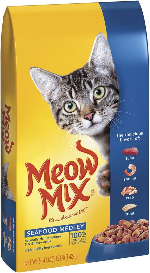Seafood Medley Dry Cat Food