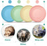 Gerrii 12 Pieces Shallow Cat Bowls, 6 Inch Wheat Straw Cat Food Dish for Kittens and Short Legged Cats