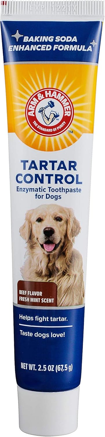 Arm & Hammer for Pets Tartar Control Enzymatic Toothpaste for Dogs Reduces