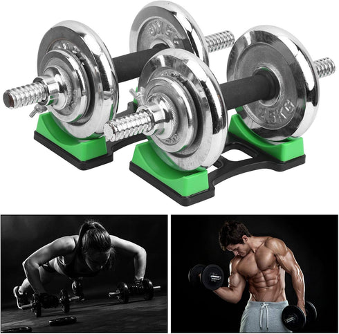 VGEBY Dumbbell Frame Stand, 2 Pcs ABS Bracket Mat, Portable Storage Frame for Fitness Equipment