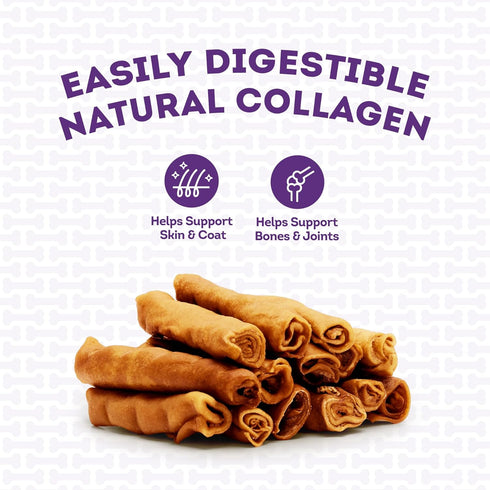 USA Collagen Chip Rolls Dog Chew Treats, Chicken Marinade Flavor, 10oz/1 Pack
