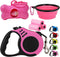 Retractable Dog Leash, Heavy Duty for Small Dog or Cat up to 26 lbs, 16FT Tangle-Free Nylon Tape with Waste Bag