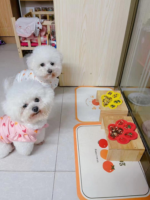 Dog Lick Pad - Washing Distraction Device, Slow Eating Mat for Pet Licking Peanut Butter, Grooming Training