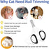 OneCut Pet Nail Clippers - Professional Cat & Kitten Claw Trimming Clippers, Sharp & Safe for Small Pets