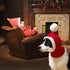 Christmas Dog Hat Costume for Large Medium Dog - Warm Winter Neck Ear Warmer Protector (Small, Red)