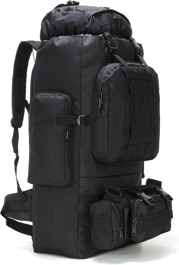 King'sGuard 100L Camping Hiking Backpack Molle Rucksack Military Camping Backpacking Daypack